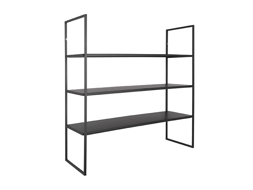 Wall rack level metal matt black
