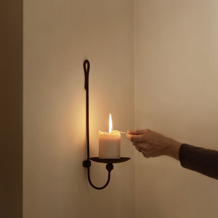VÆGLYSESTAGE | JERN | H 40 CM