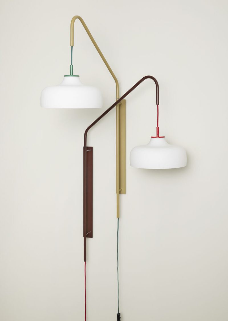 Current wall light red
