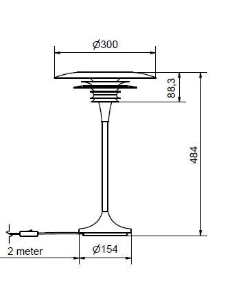 Diablo mattvit D300 LED G9