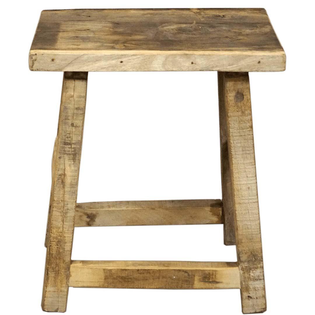 Nordic skammel i lyst genbrugstræ