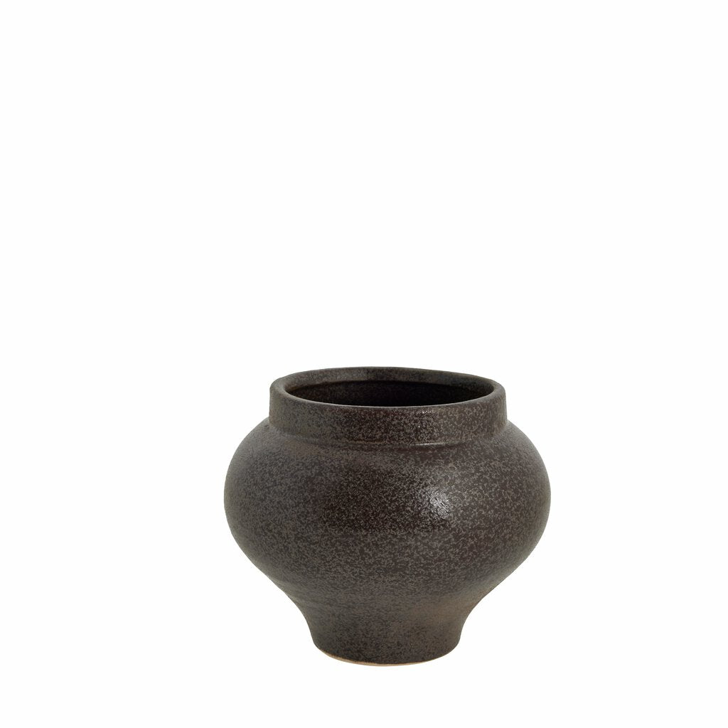 Hilla flower pot 15.5X15.5X12.5 cm. Brown