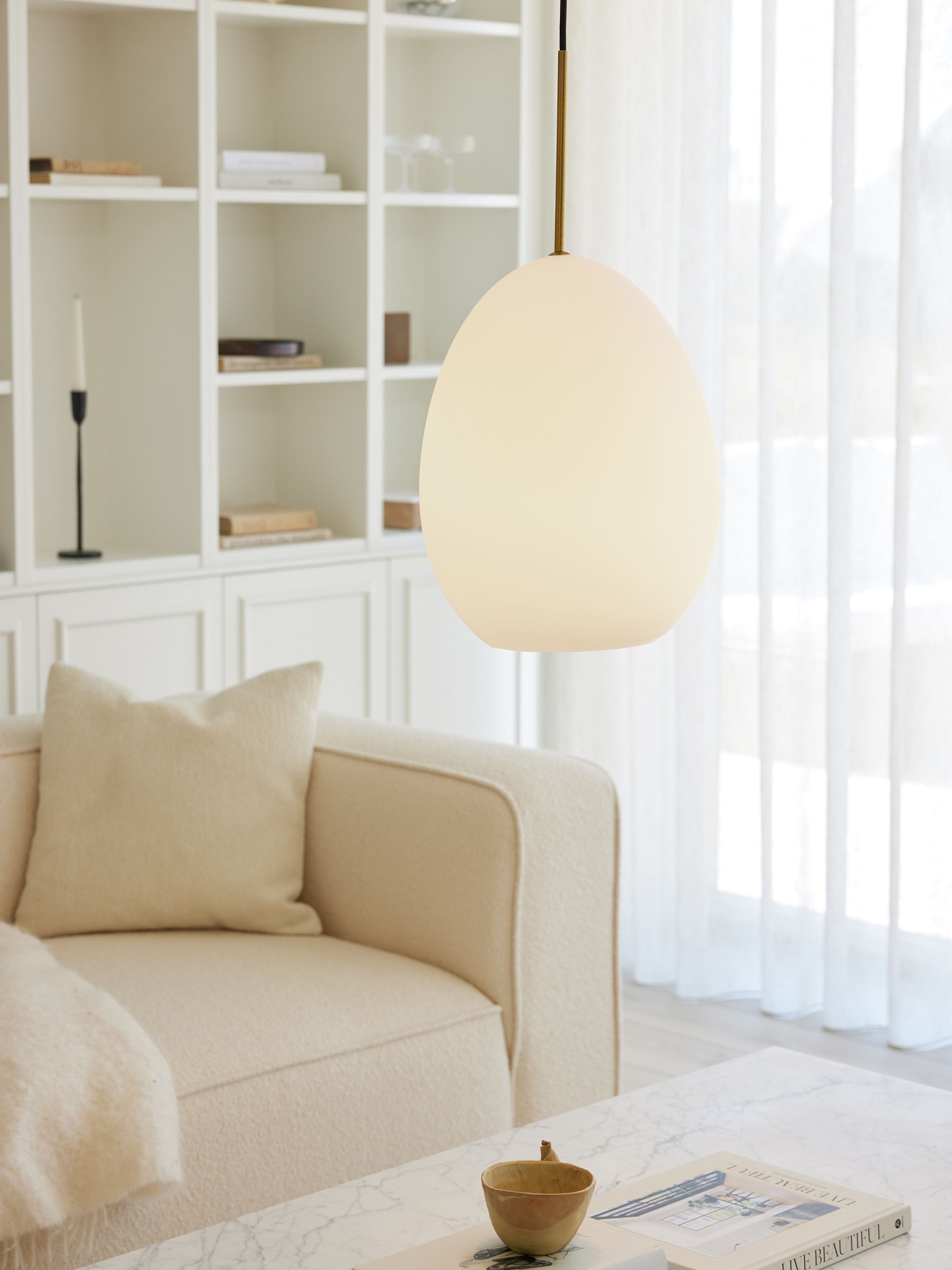 Bodø Pendel Ø28 cm - Opal