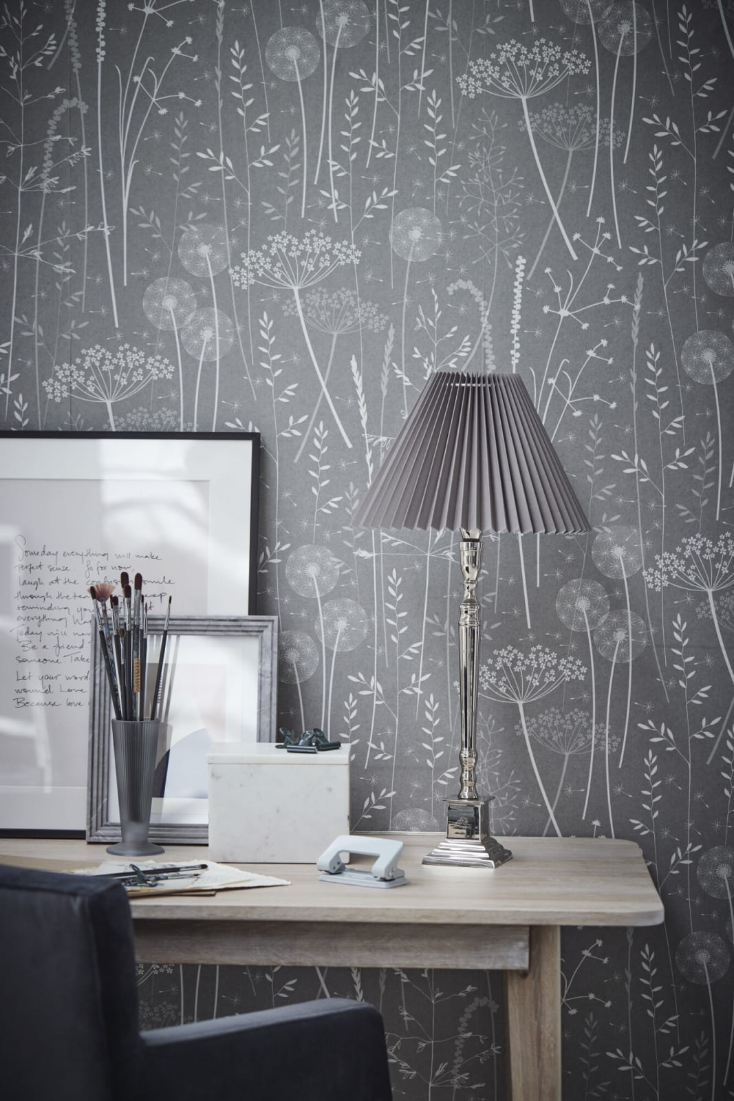 Pleatia shade 30x30x21 Grey