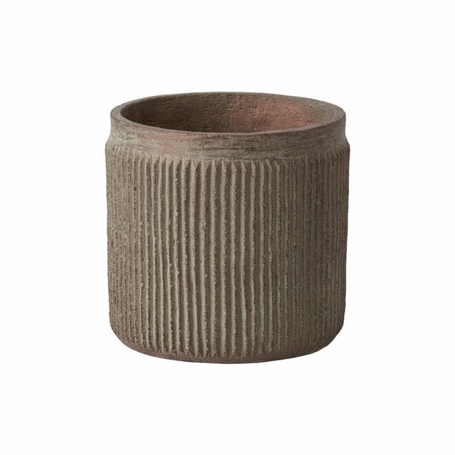 Amber pot brown D19 H18 - 16C