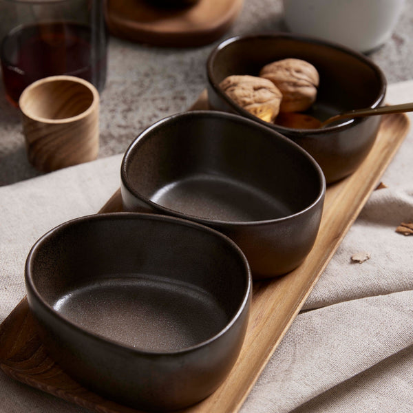 RAW Teak - rektangulær tallerken