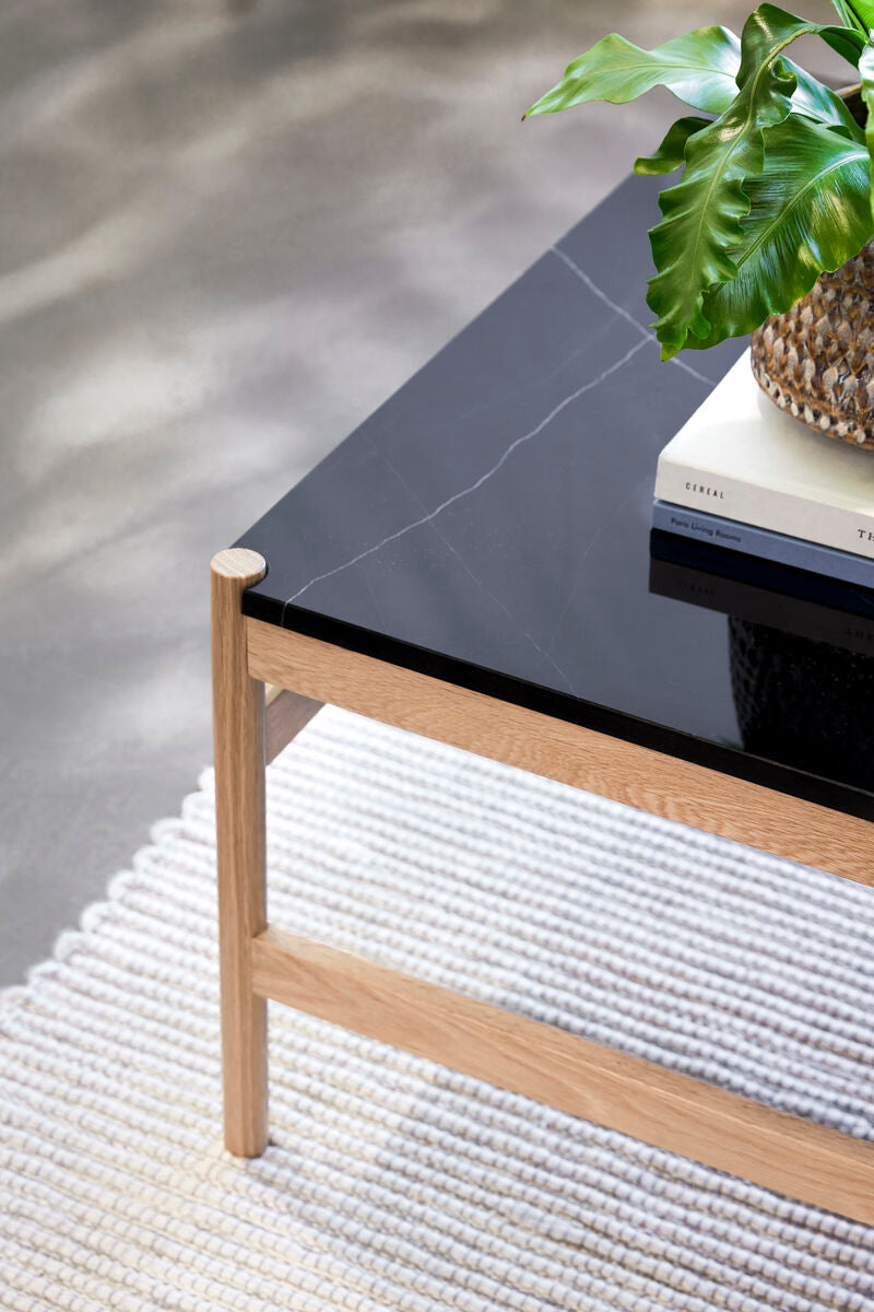 Raw Coffee table black/natural