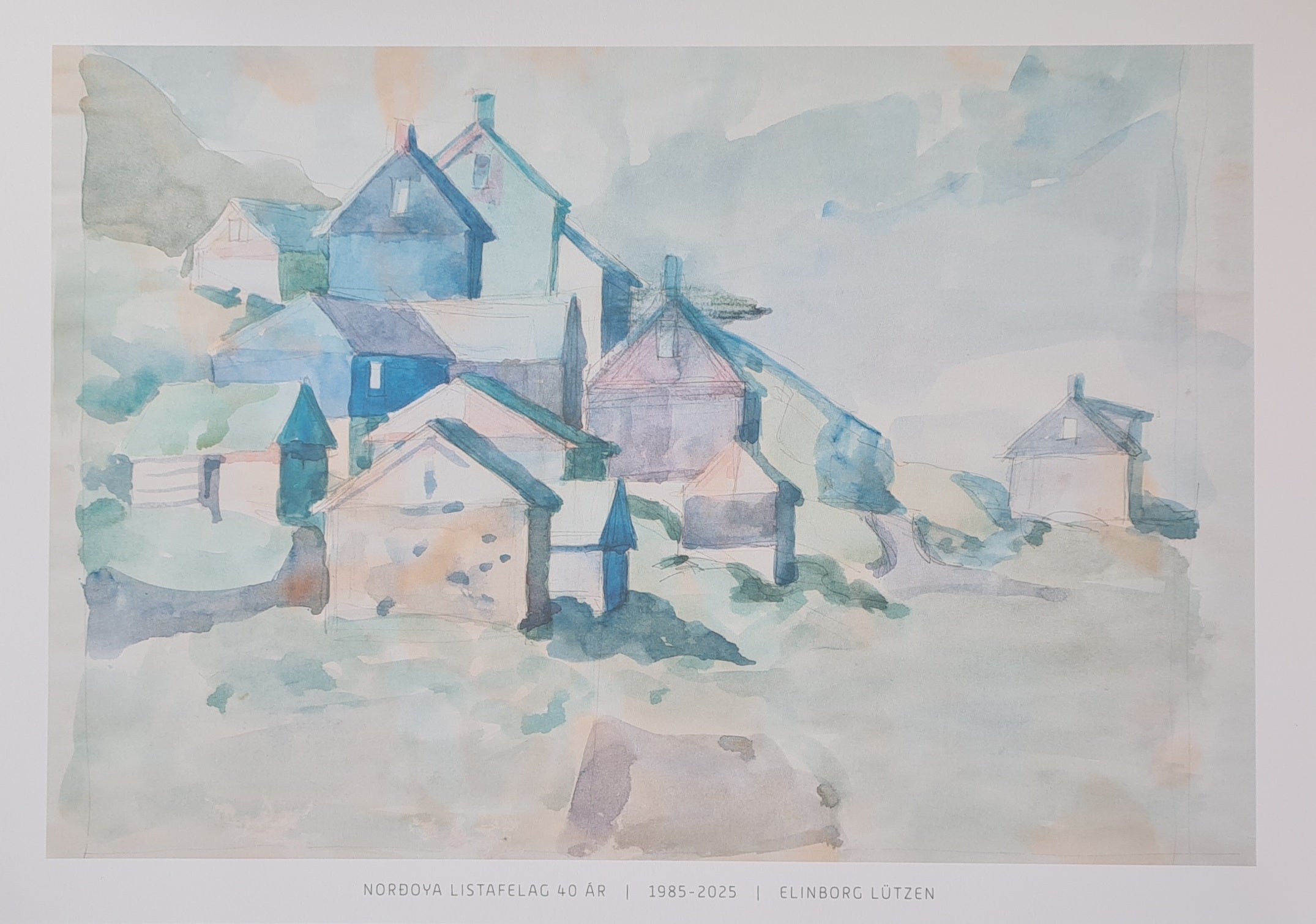 Elinborg Lützen plakat - A3