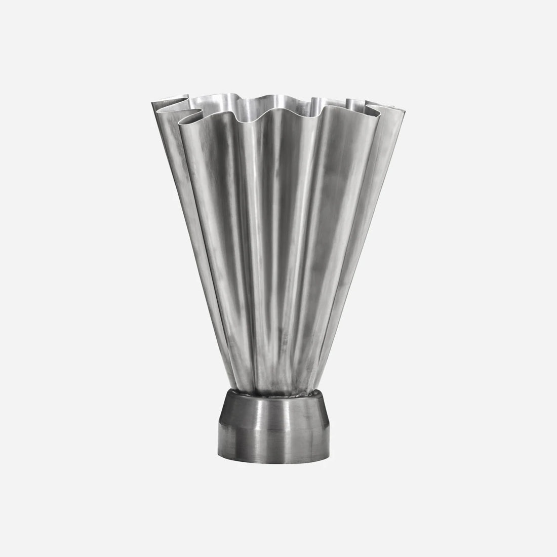 Vase, HDFlood, Brushed silver