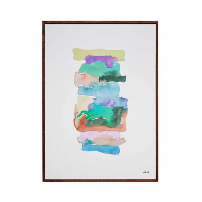 Focal frame 50x70 walnut 52x72