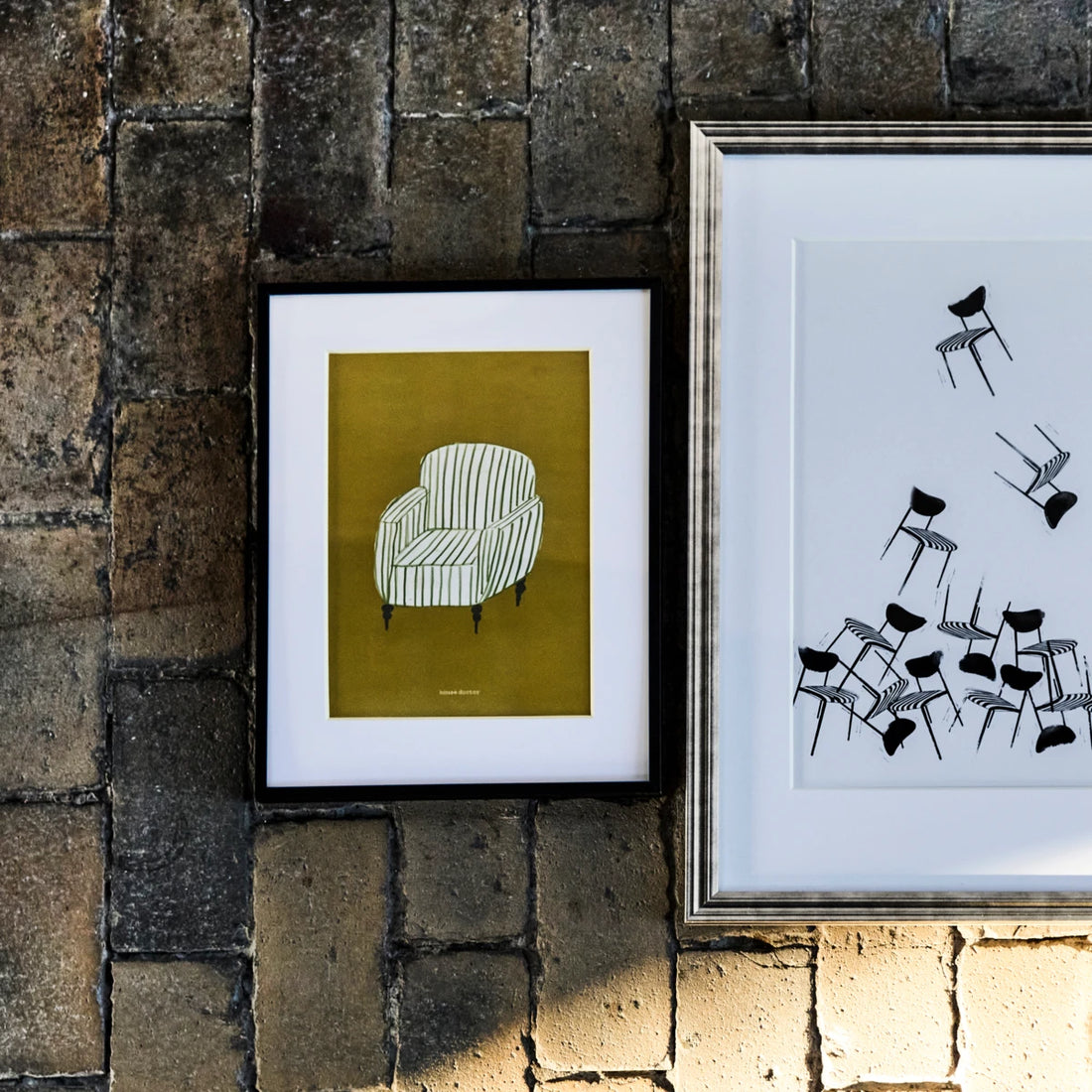 Wall art, HDchair, Mustard