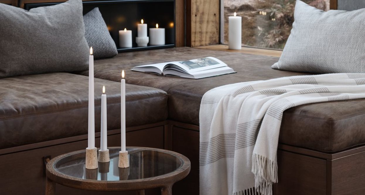 LED Taper Candle 2 pack 2,3x35