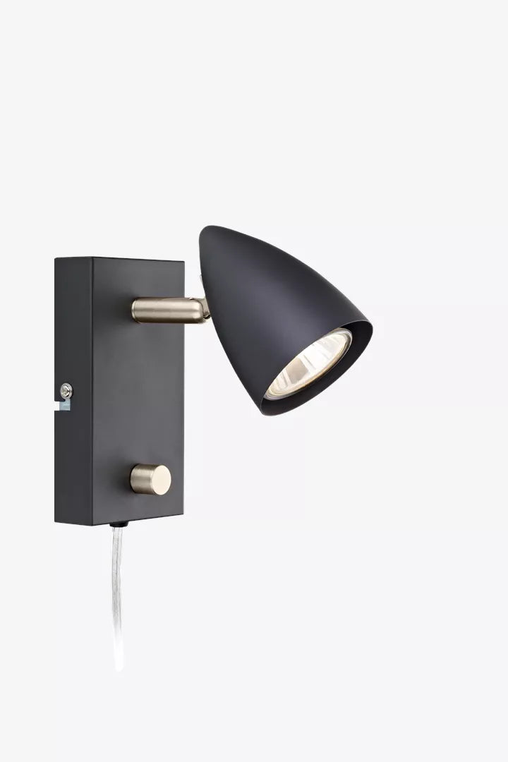 Ciro Wall 1L Black/Steel 107407