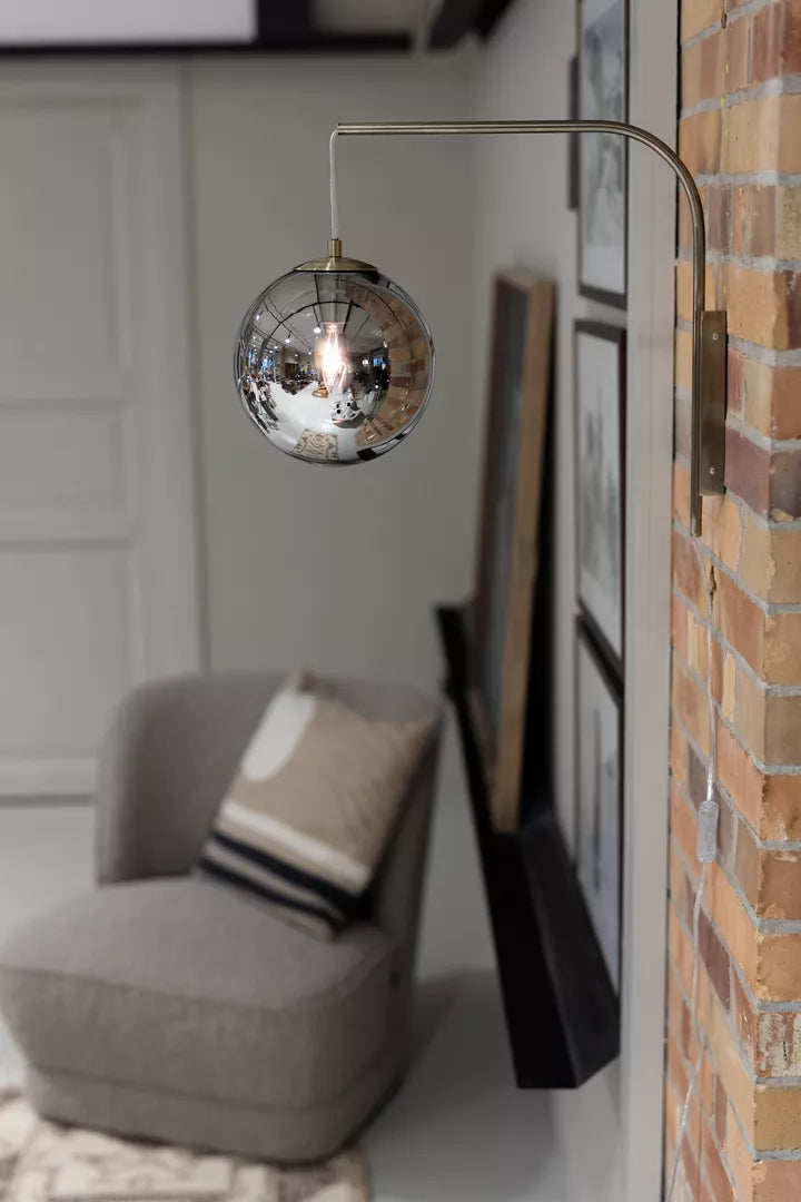 DIONE Wall Smoke/Antique Brass