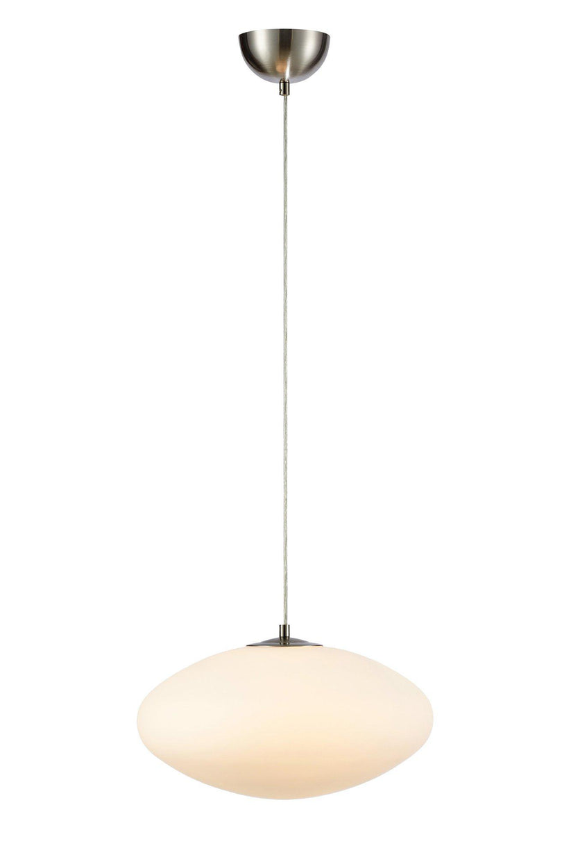 LOCUS Pendant 1L White/Steel