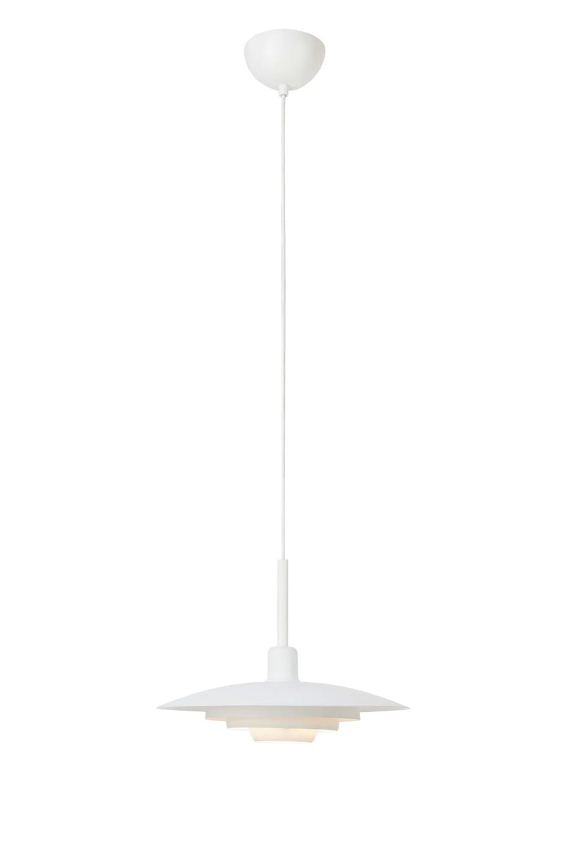 Piny pendant 35 cm white