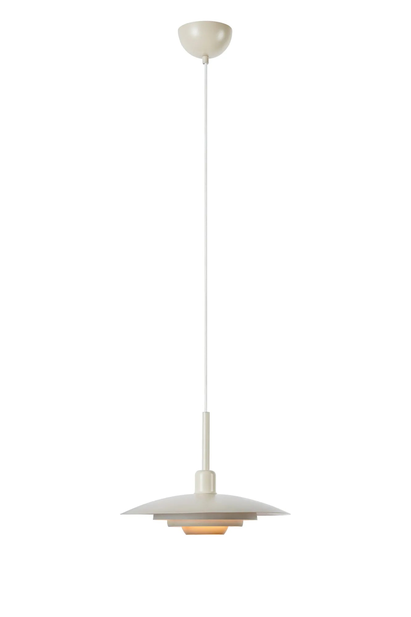 Piny pendant 35 cm beige