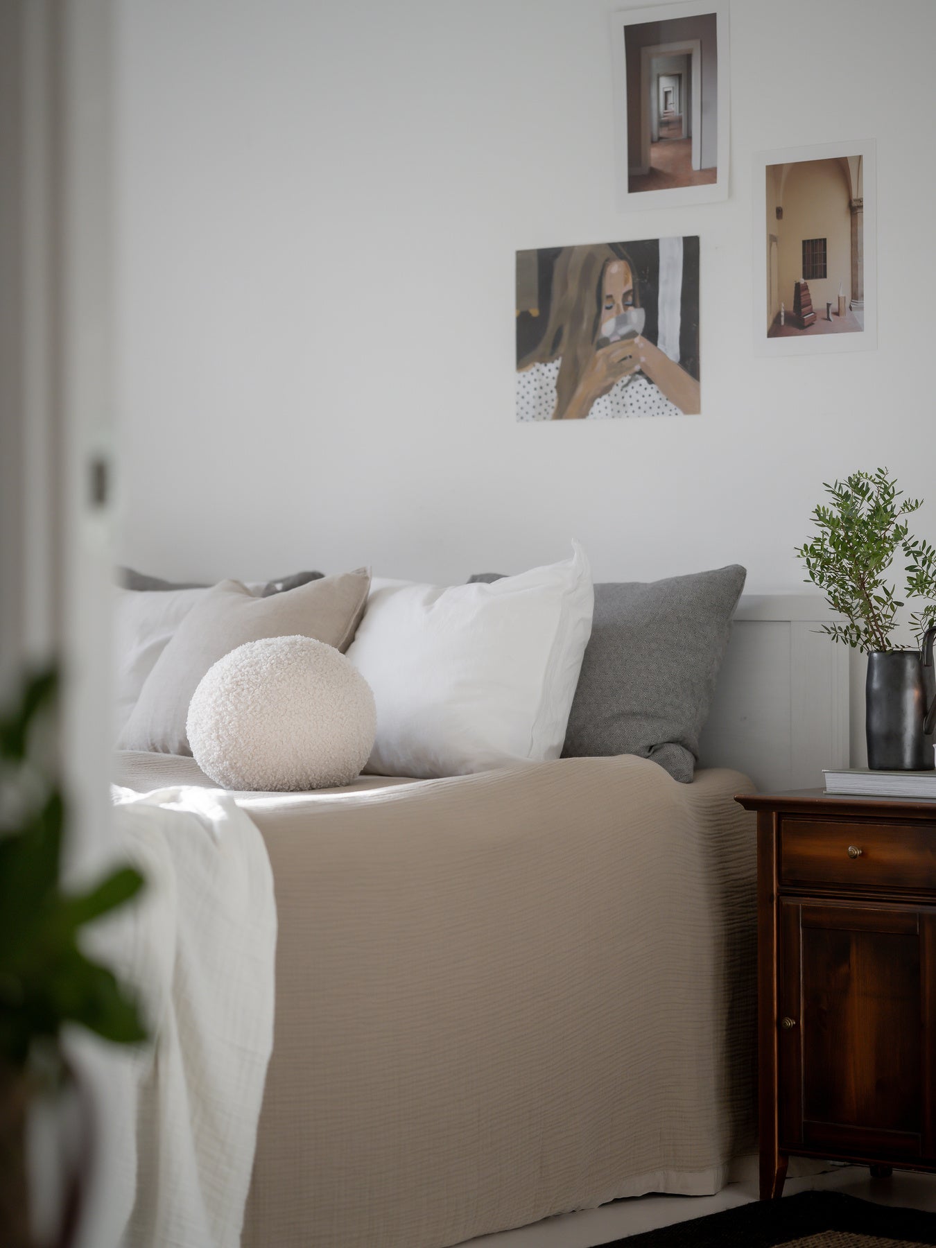 Elsie Cushion Offwhite