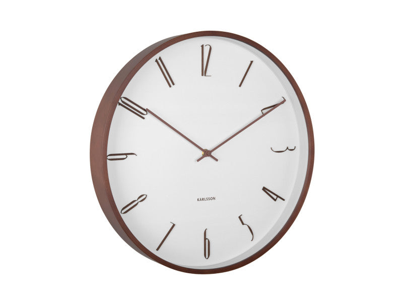 Wall clock Scandia White