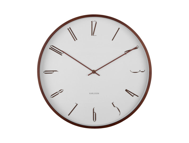 Wall clock Scandia White