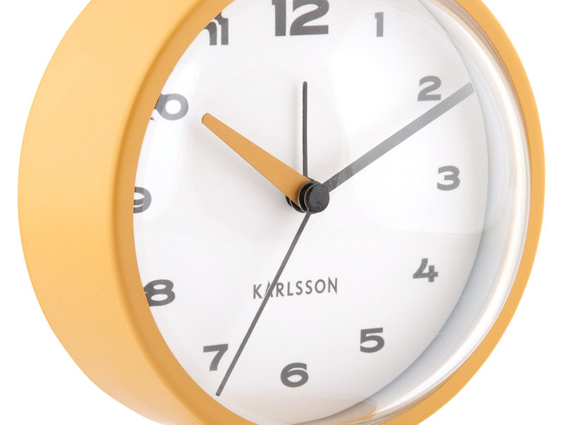 Alarm clock brisk dome dark grey