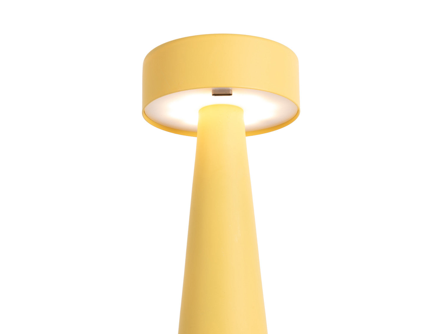 Table Lamp mini LED ring bright yellow
