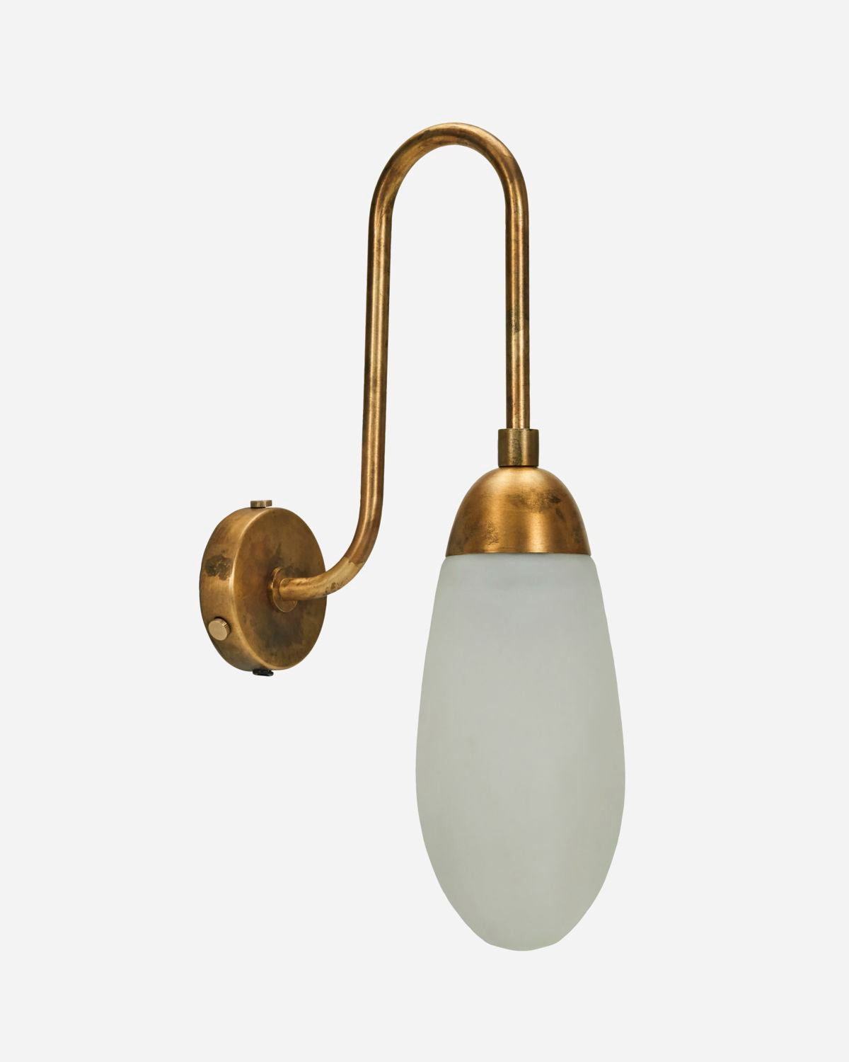 Wall lamp, Drop, Antique brown