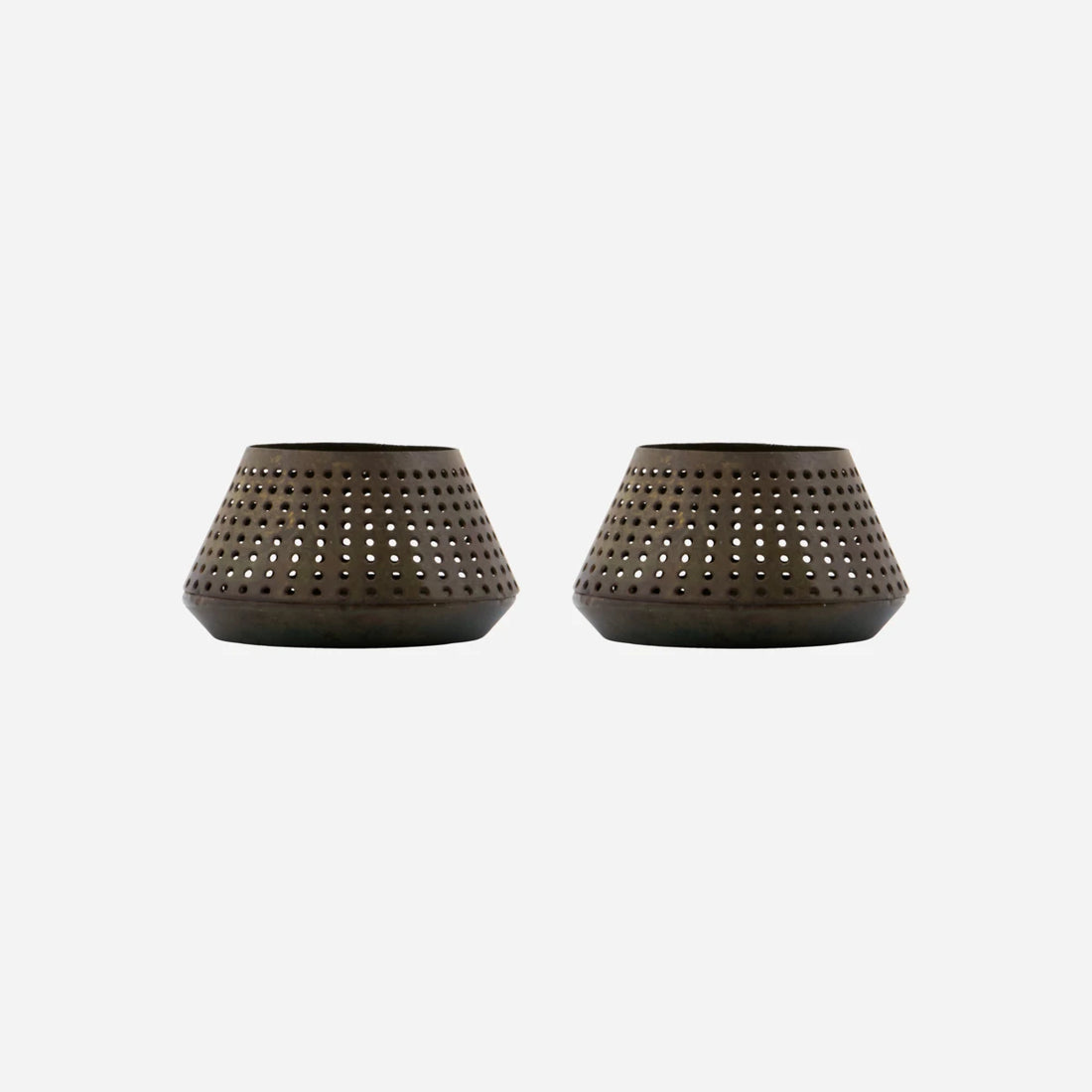 Tealight holder, HDMinis, Antique brass