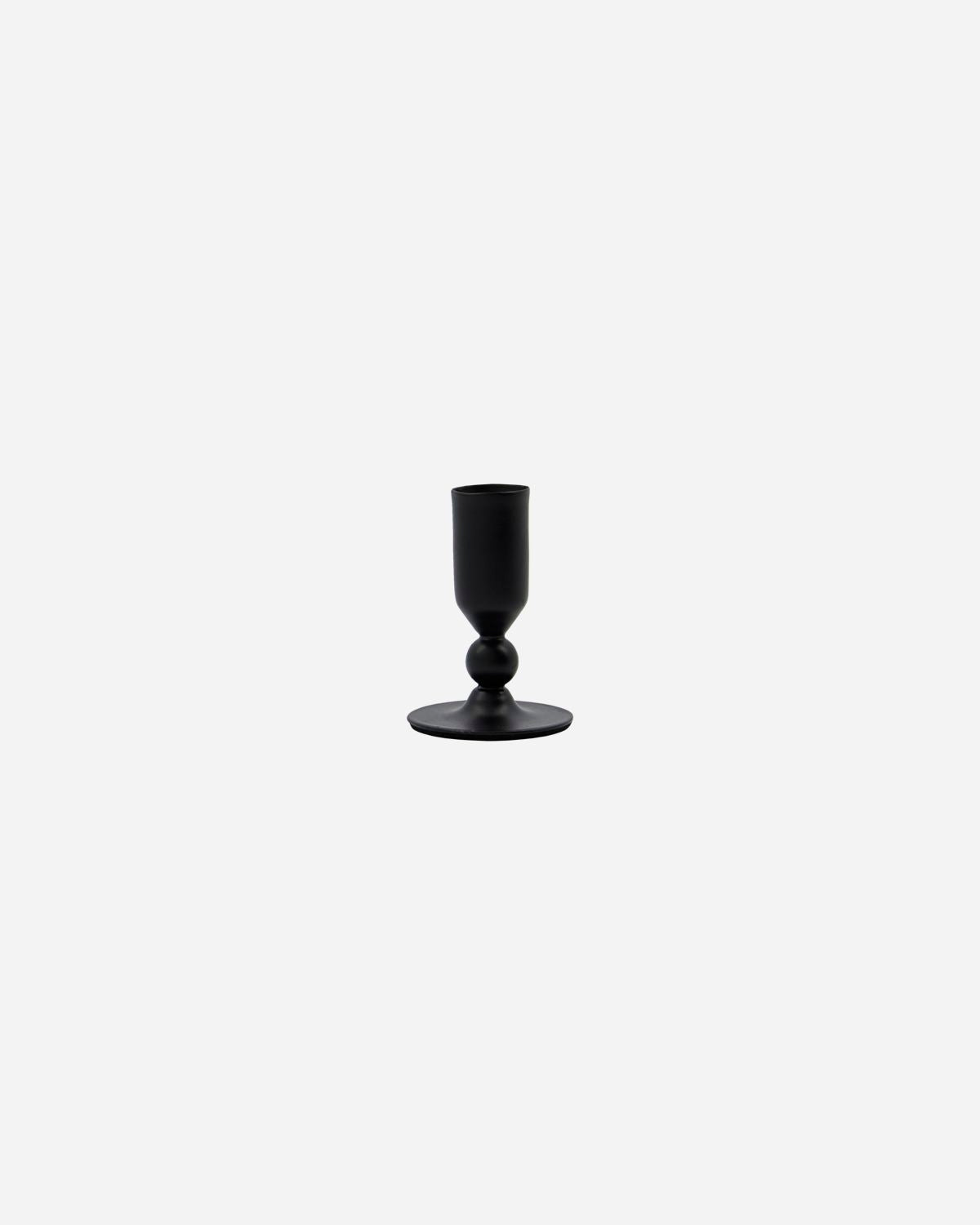 Candle holder, Folk, Black