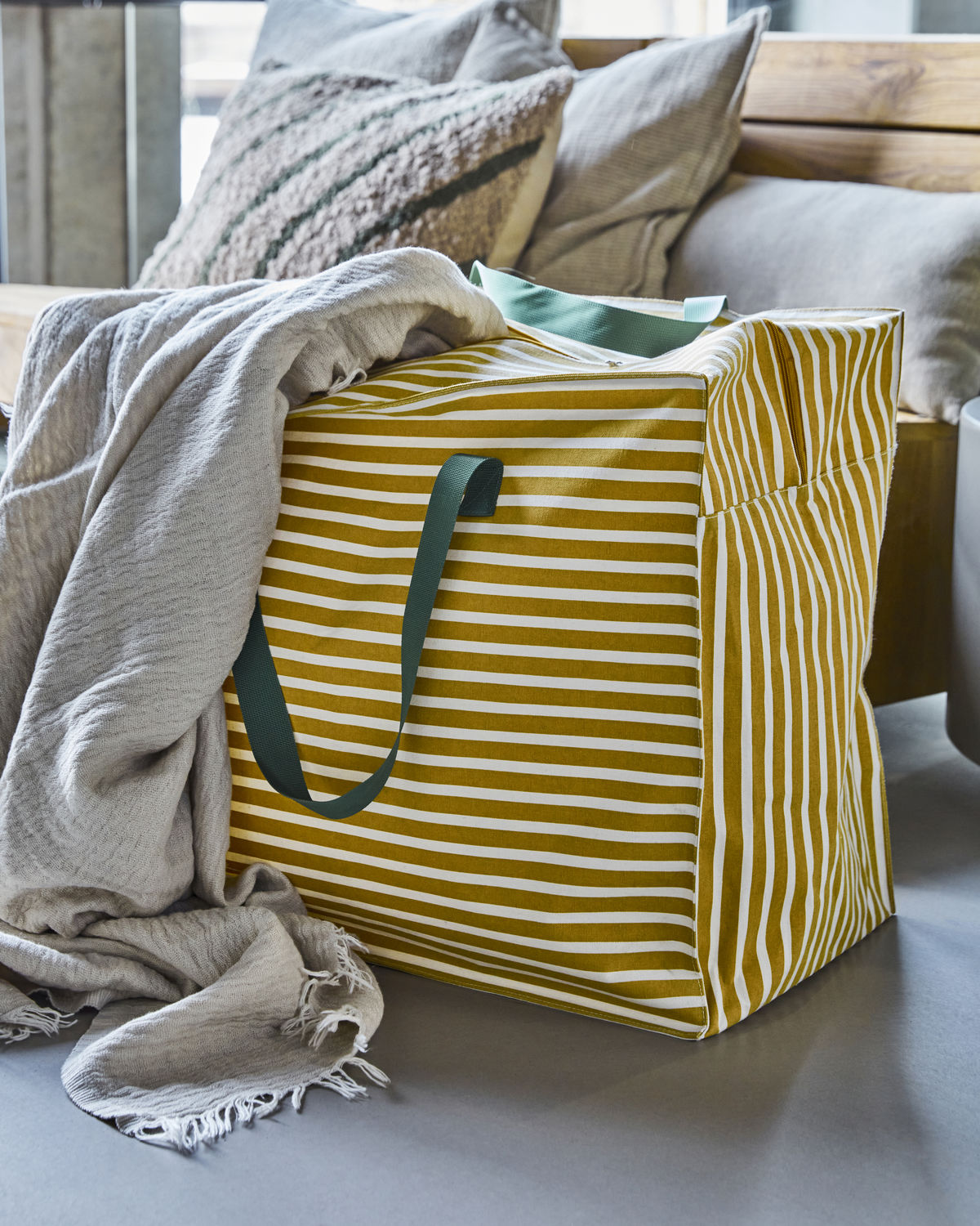 Bag/storage - HDRaia - off-white & mustard