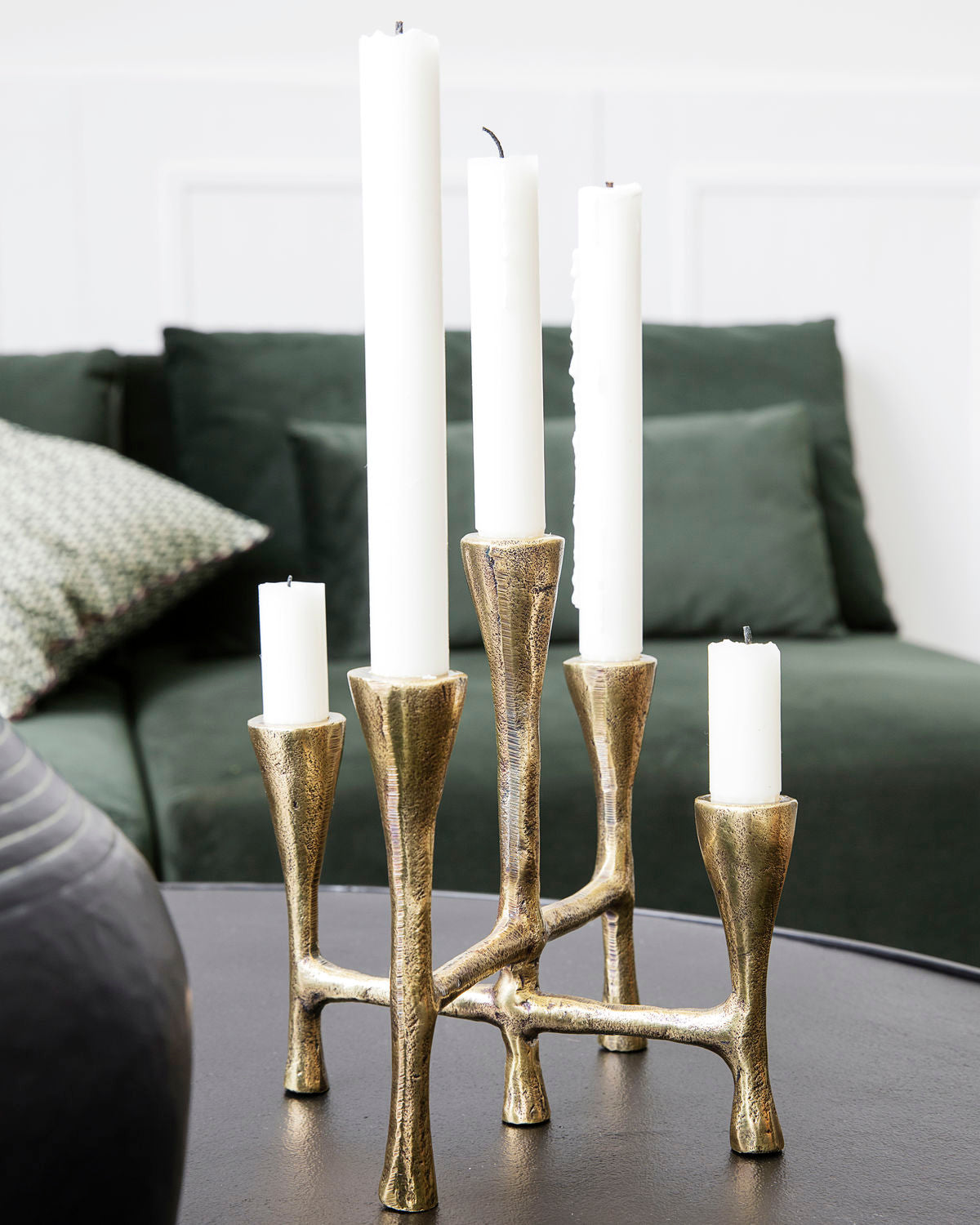 Candle stand - HDTristy, brass finish