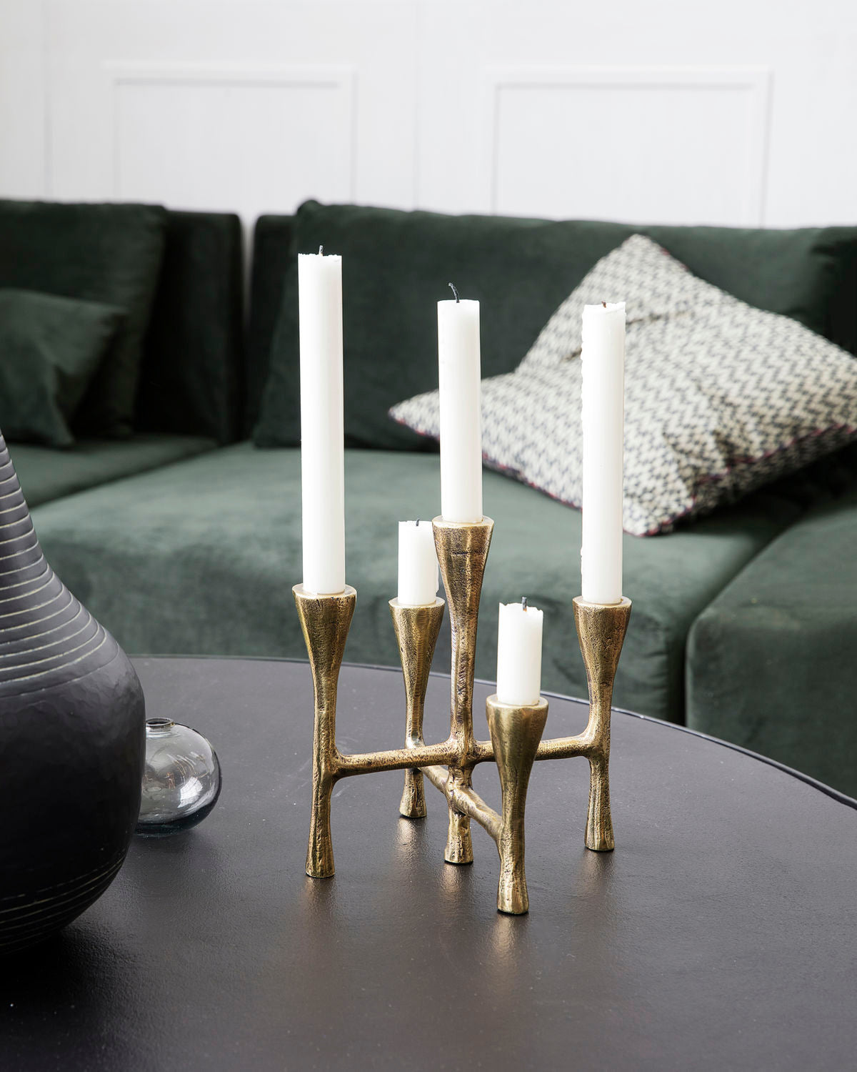 Candle stand - HDTristy, brass finish