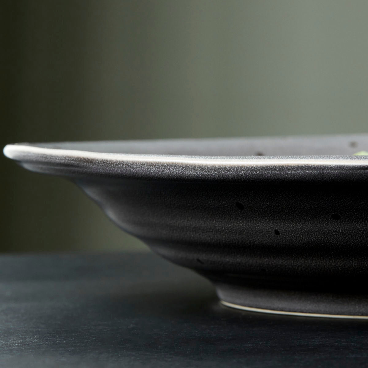 Soup plate/bowl, HDRustic, Dark grey