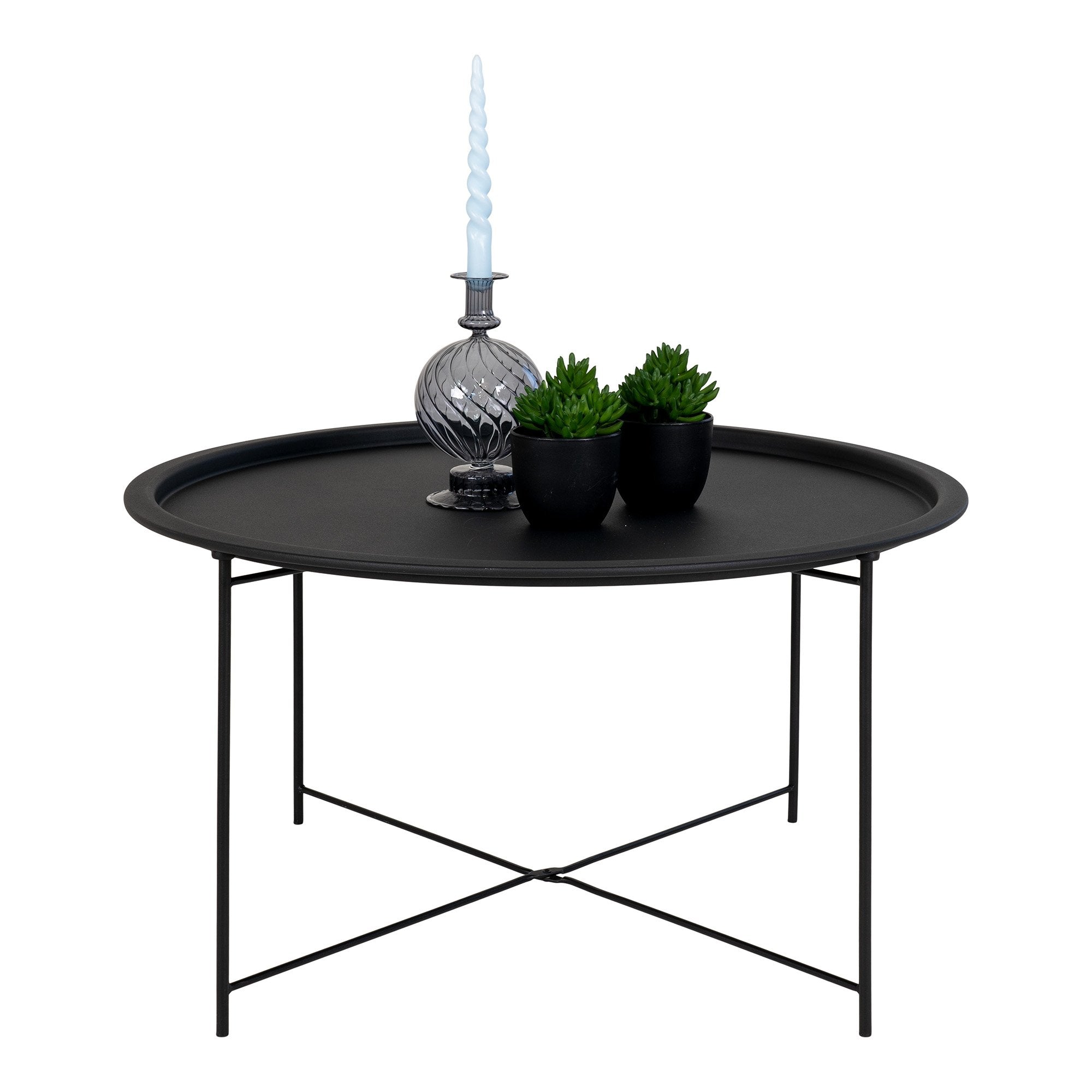 Bastia coffee table in steel, black