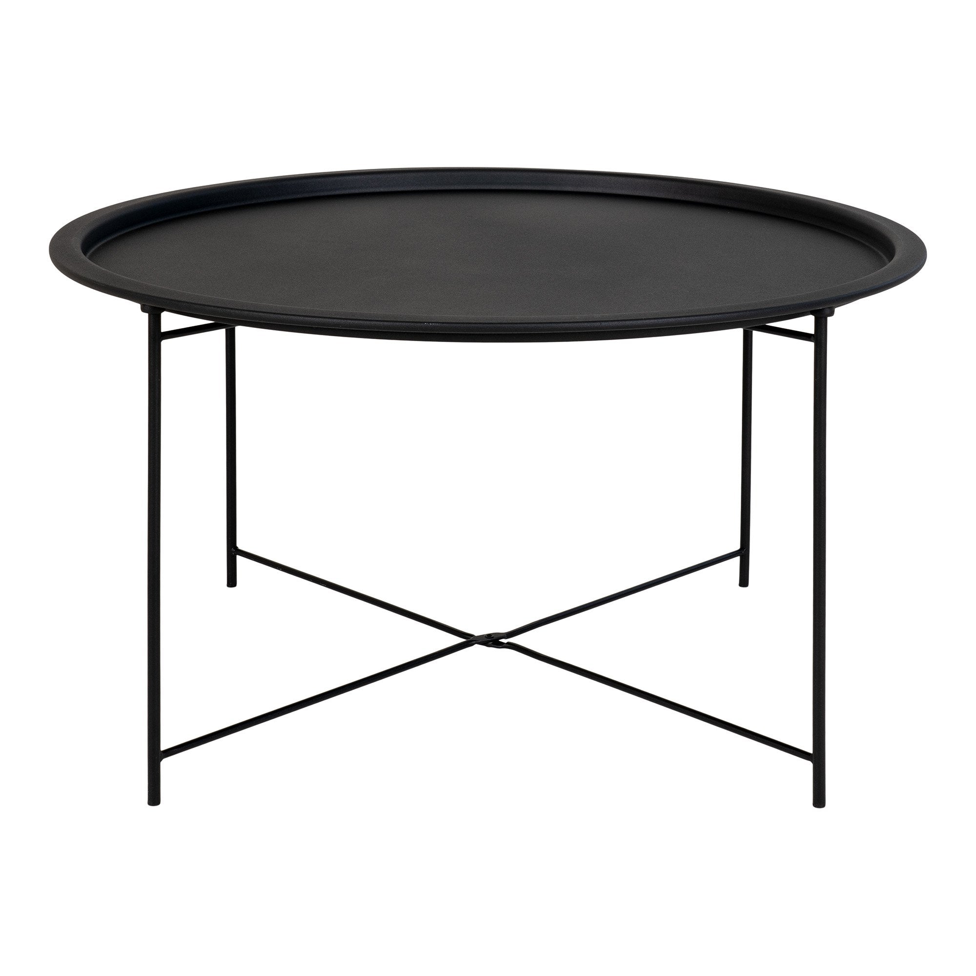 Bastia coffee table in steel, black