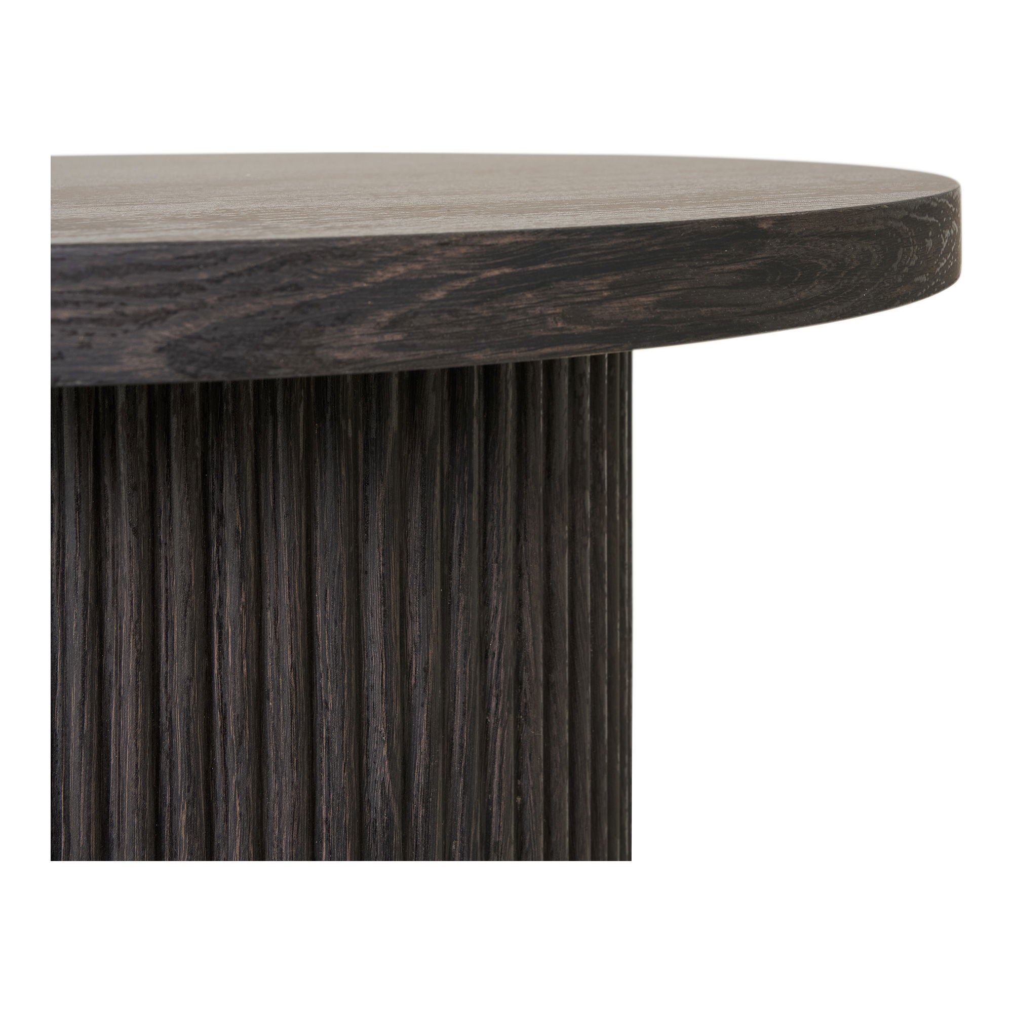 Boavista side table dark brown ø48x45