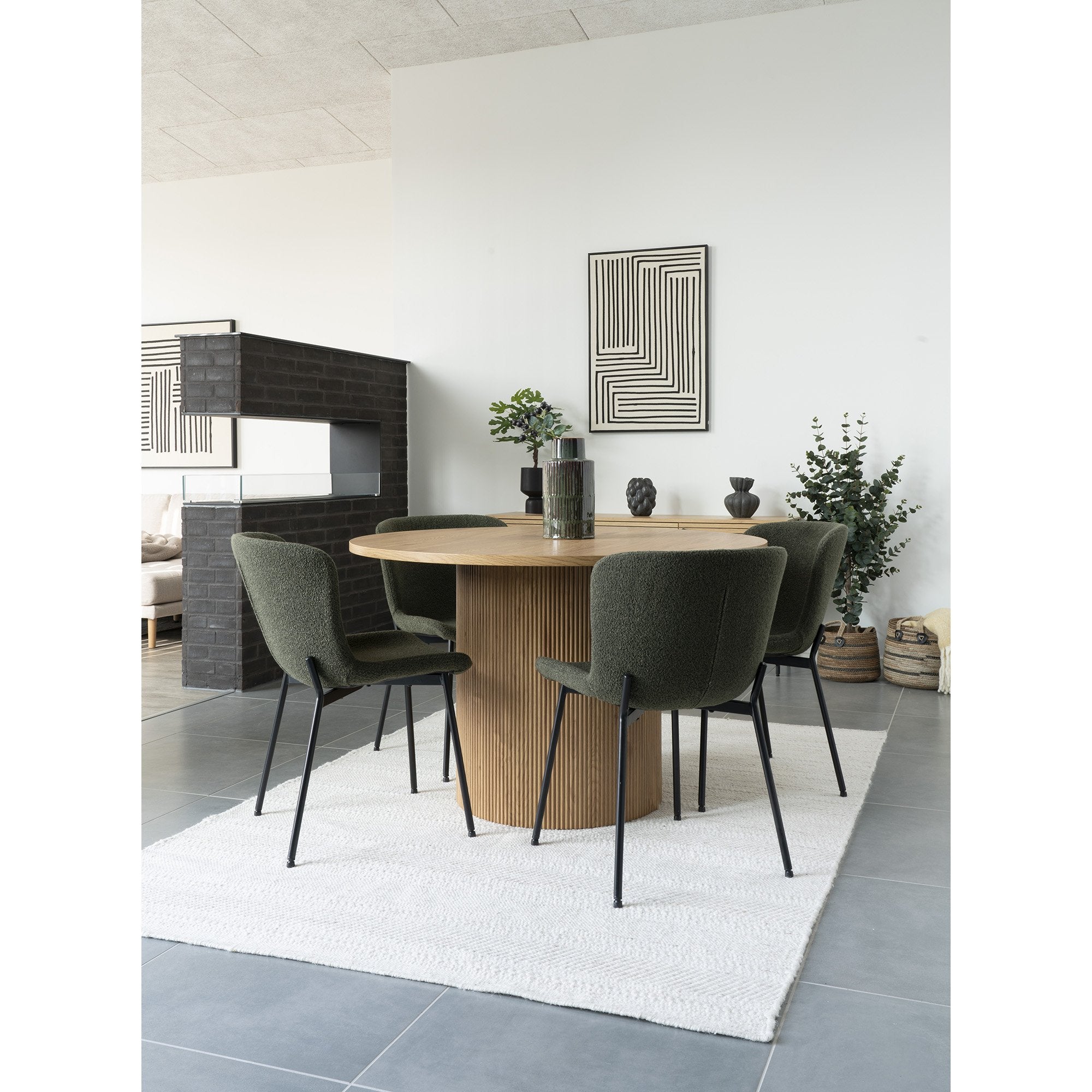 Boavista Dining Table, natural ø120x75