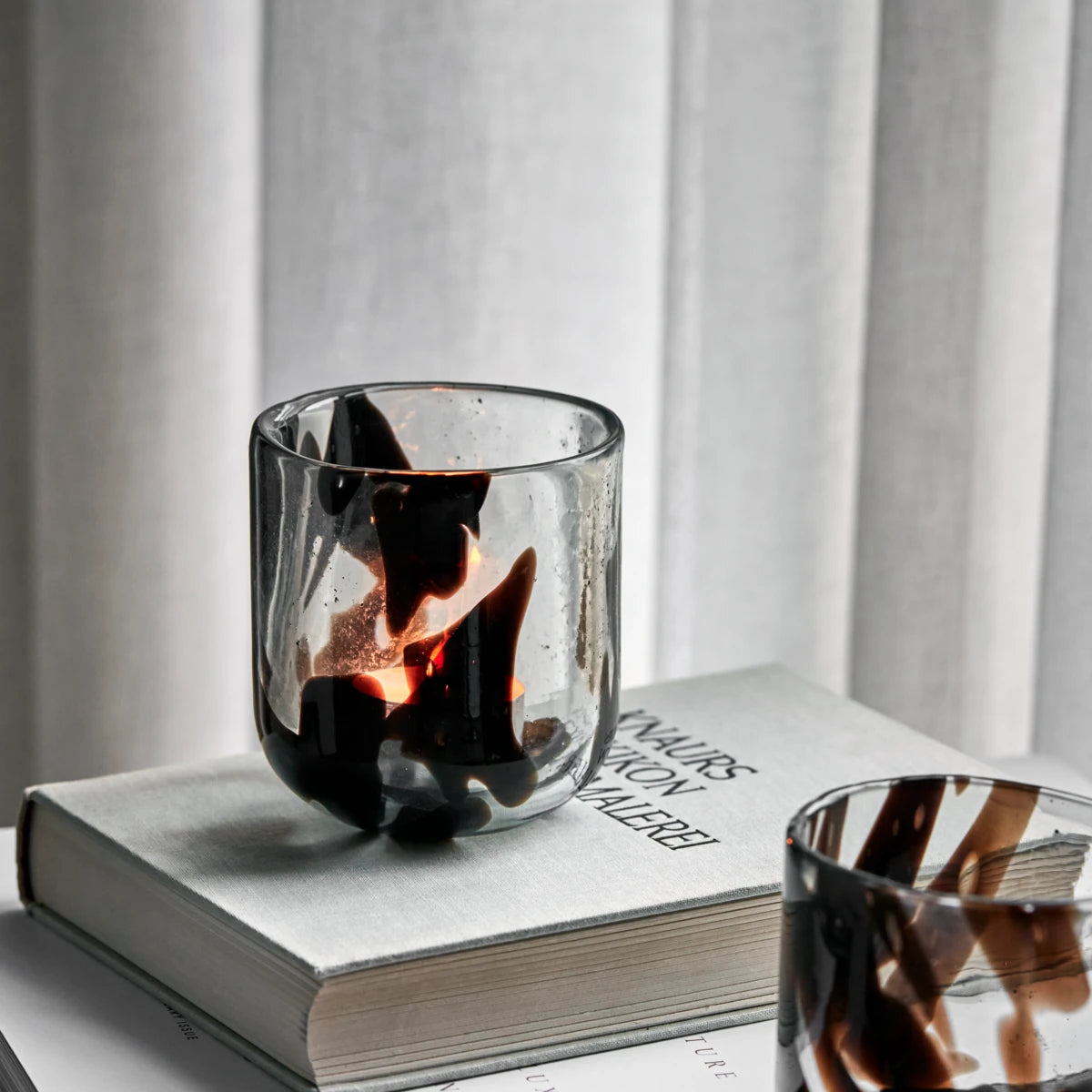 Tealight holder, HDHome, dark brown
