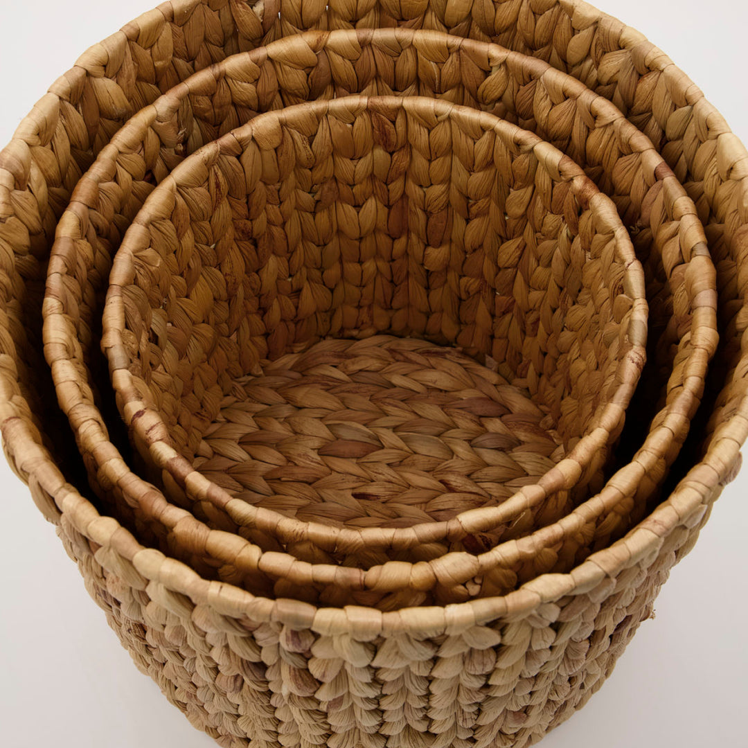 Baskets, Roun, Natural