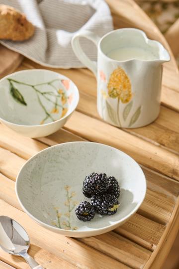 Kande m/tud blomster udvendig