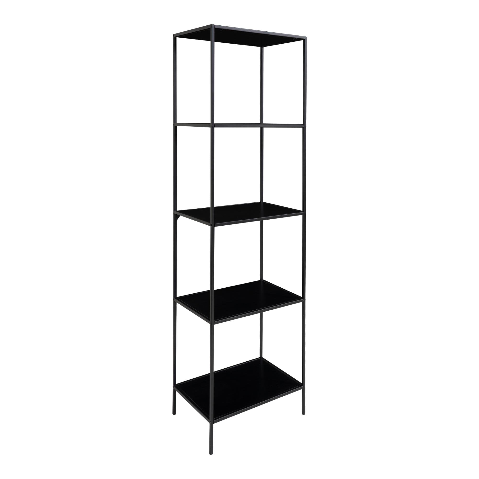 Vita shelf black white 5 shelf