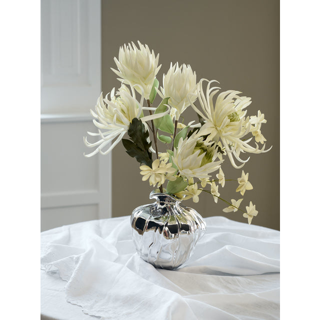 Celeste vase silver D H25