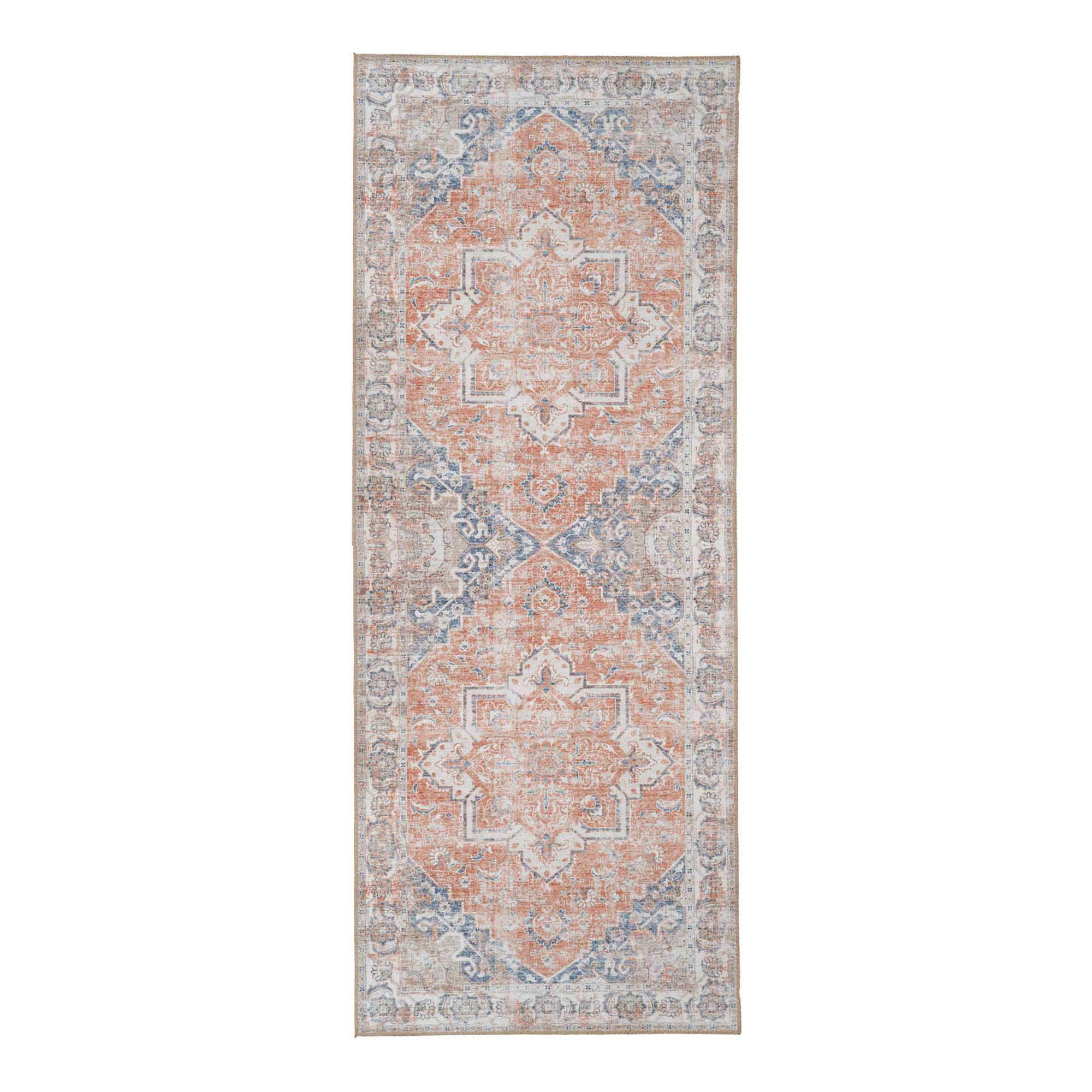 Havana Hallway Runner 80x200 orange/blue