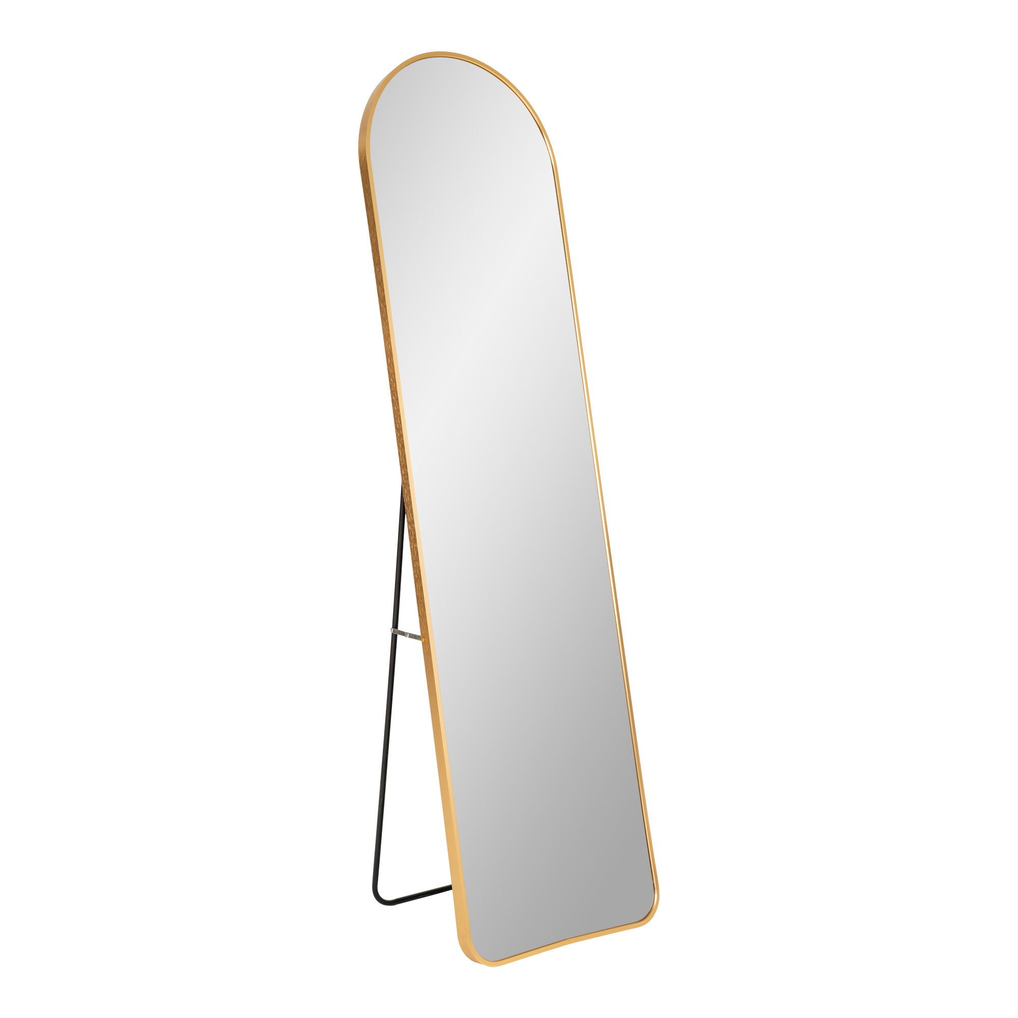 Madri mirror aluminum brass look 40x150cm