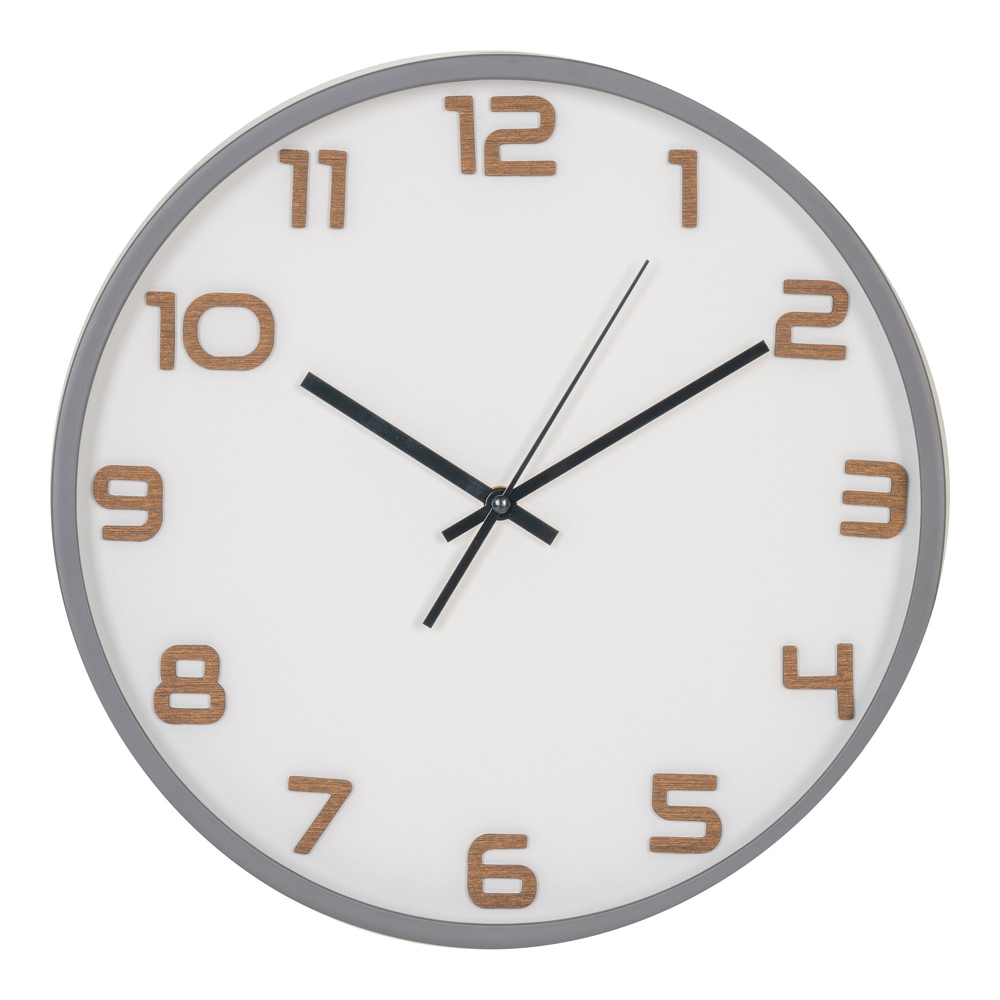 Greenwich wall clock, grey