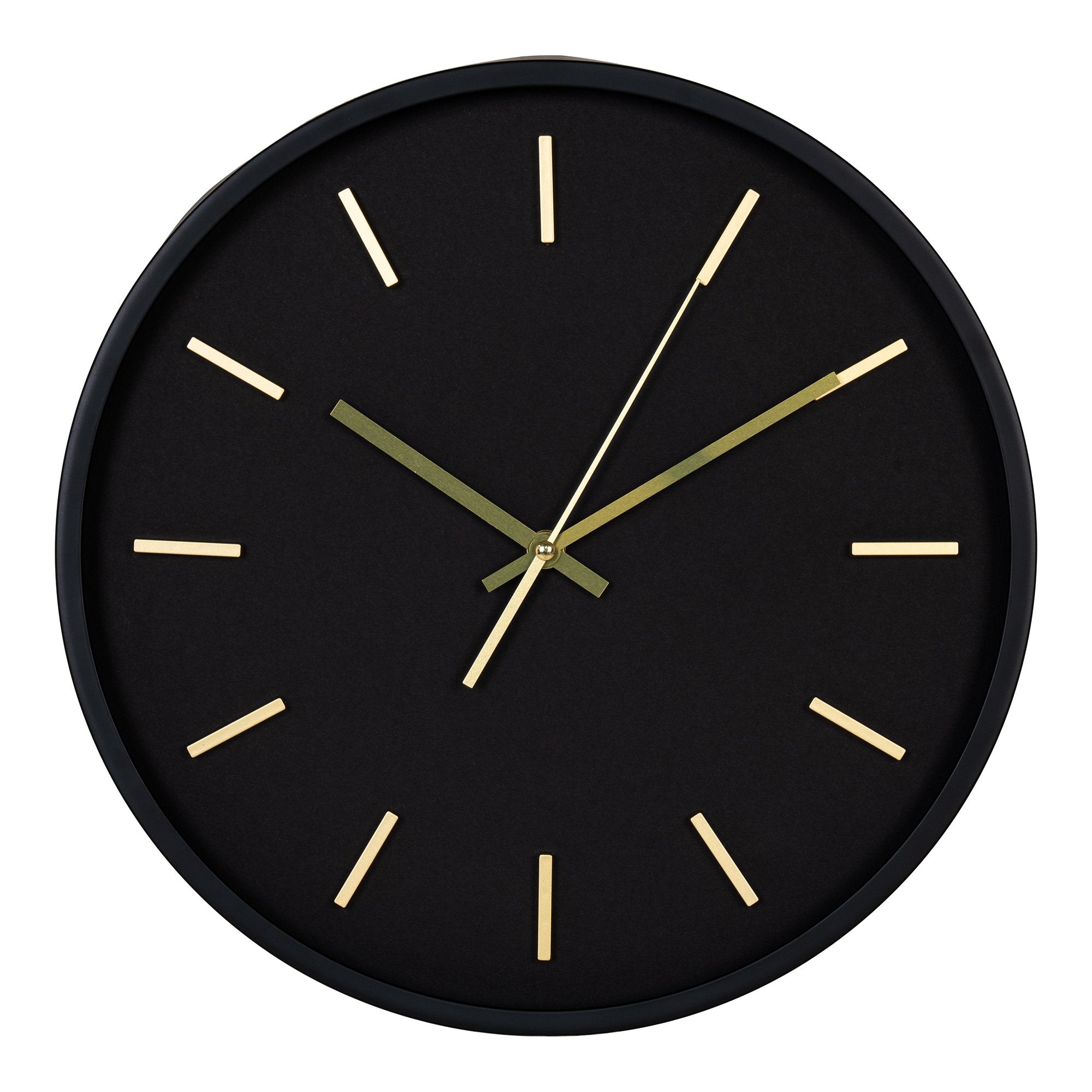 Kensington wall clock, black