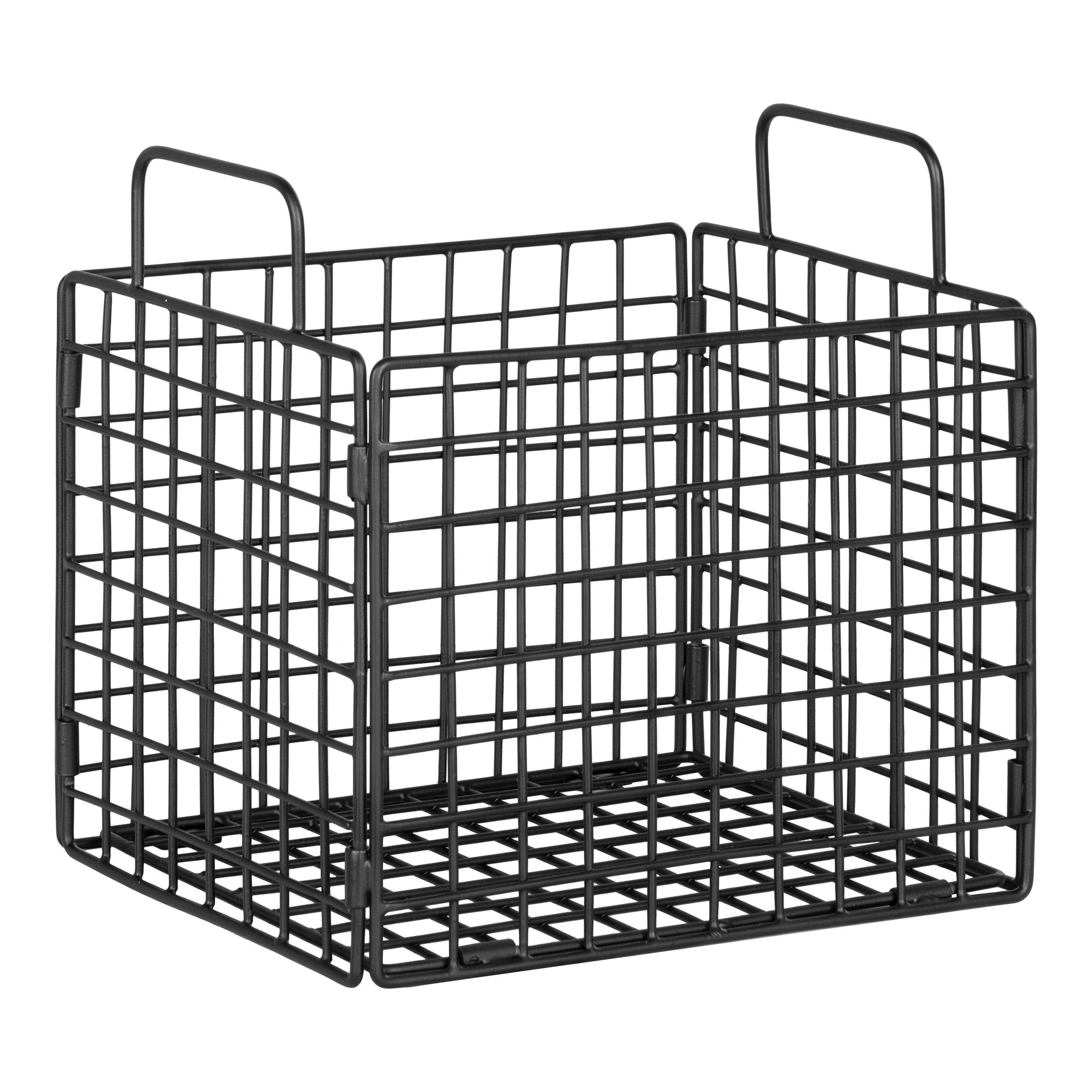 Mora wire basket, metal, black