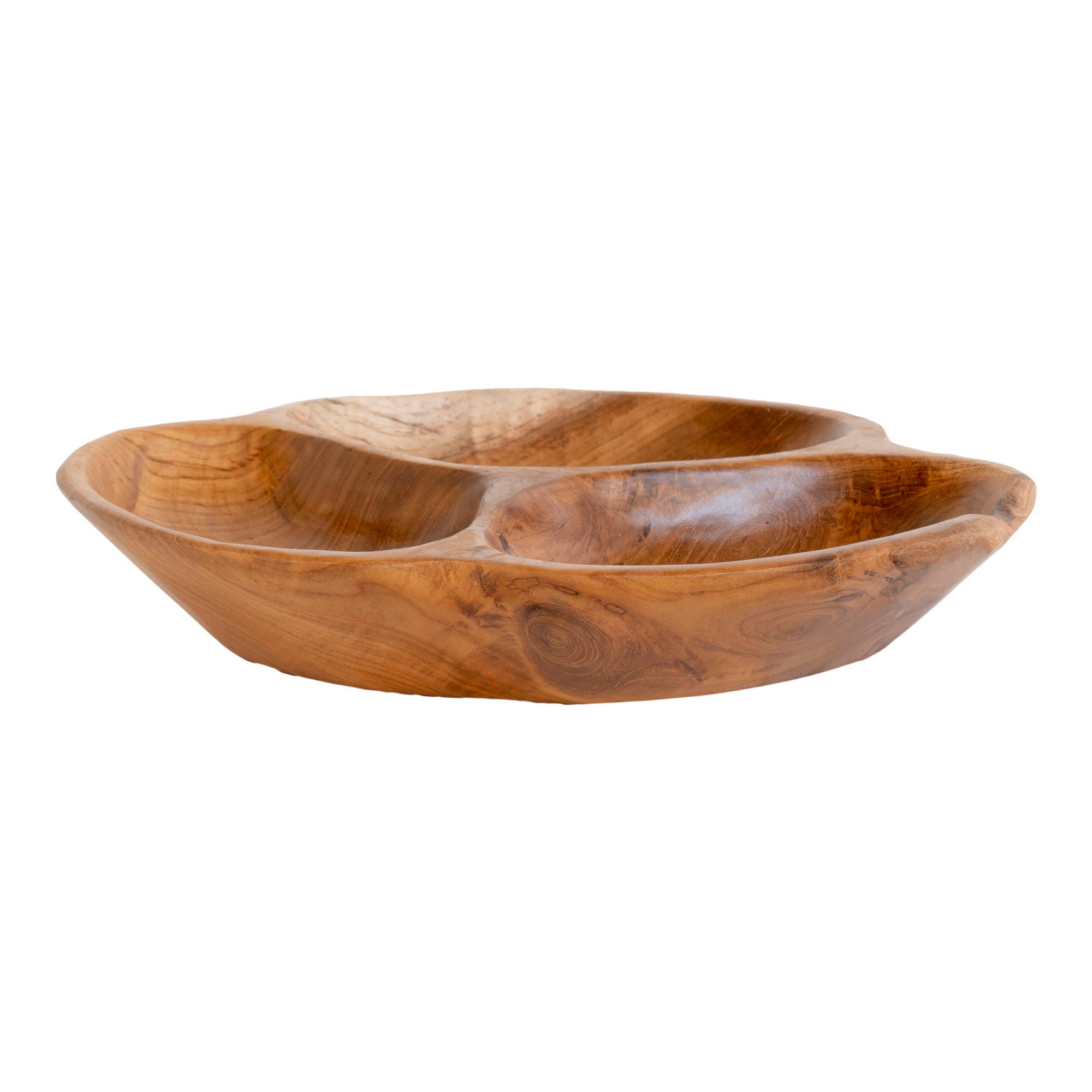 Nola Bowl in teak Ø30x5cm