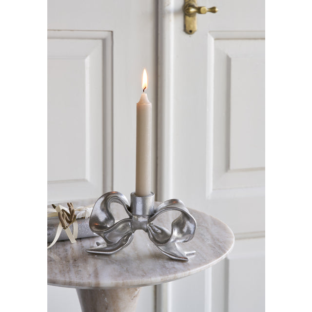 Serafina candlestick bow Silver