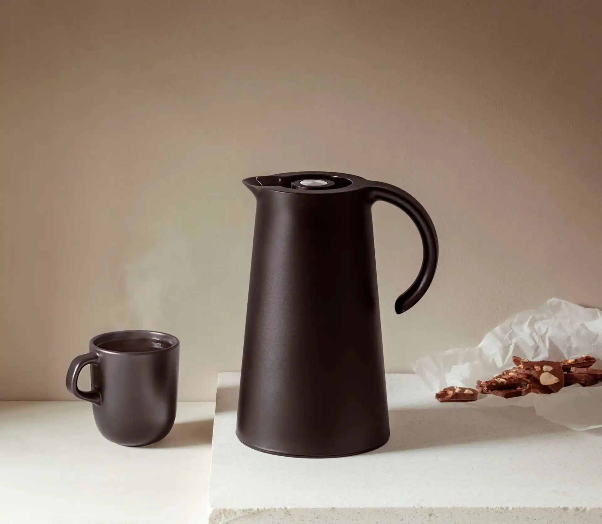 Rise termokande 1l black
